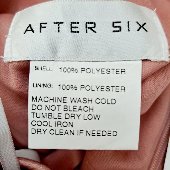 After Six Charmeuse Halter Top Midi Dress - Picture 3 of 9